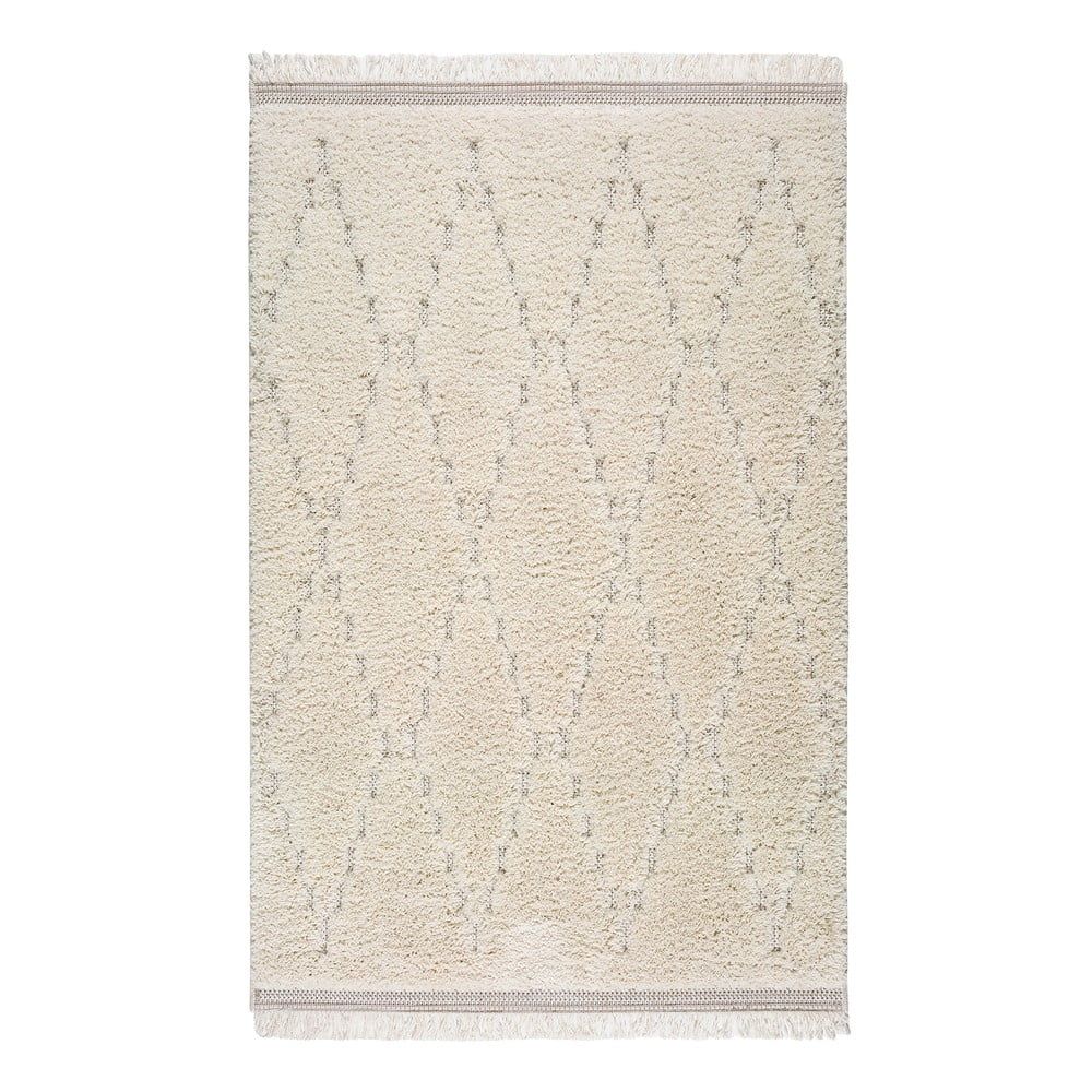 Krémový koberec Universal Kai Geo, 155 x 235 cm