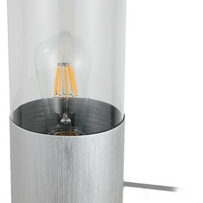 Rabalux stolní lampa Zelkova E27 1x MAX 40W polírovaný hliník 3153