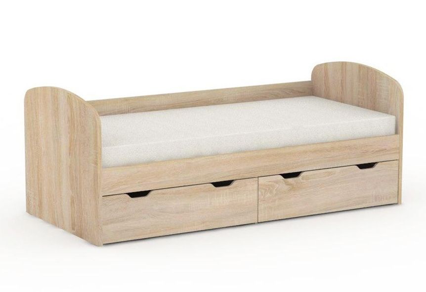 Detská posteľ rea golem s 2 zásuvkami - dub bardolino