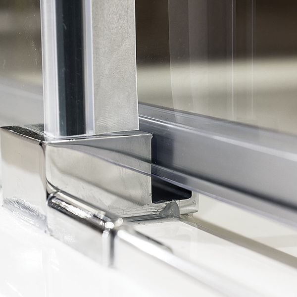 Aquatek - NOBEL B2 sprchové dvere 125, profil chróm, sklo číre