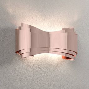 Selène Ionica medené dizajnové nástenné LED svietidlo, Chodba, kov, 11W, L: 40 cm, K: 20cm