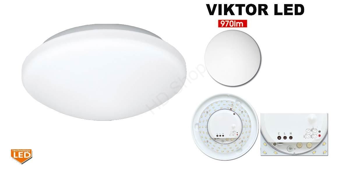 VIKTOR LED - LED svietidlo, biele, IP44, max.25W, HF senz.360