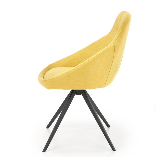 Jedálenská stolička K431 - žltá / čierna