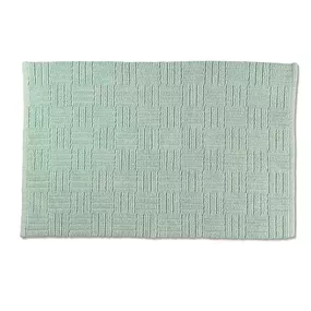 KELA Koupelnová předložka Leana 80x50 cm bavlna zelená KL-23506