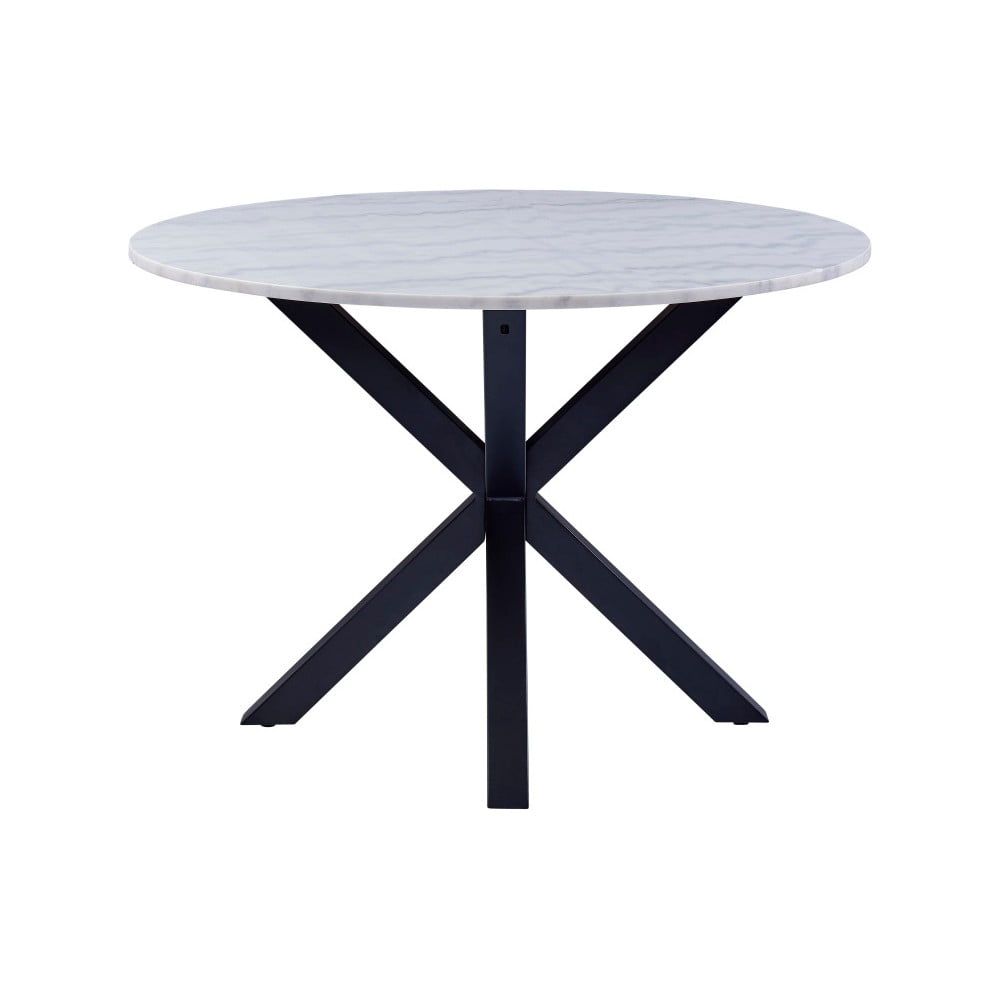 Jedálenský stôl s mramorovou doskou Actona Heaven, ⌀ 110 cm
