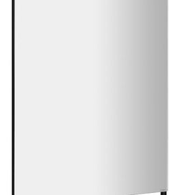 SAPHO - ERUPTA zrkadlo s poličkou a LED osvetlením 60x95cm, čierna matná ERU310