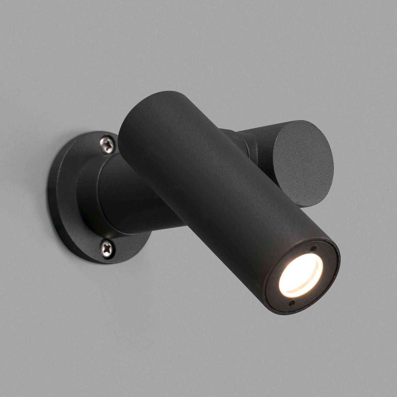 FARO BARCELONA Vonkajšie bodové LED svetlo Spy-1, 14, 5 cm, hliník, sklo, 6W, L: 9.5 cm