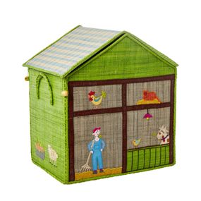 rice Detský úložný box Farm Theme Vel M (zelená)