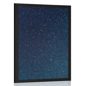 Plagát mliečna dráha medzi hviezdami - 40x60 black