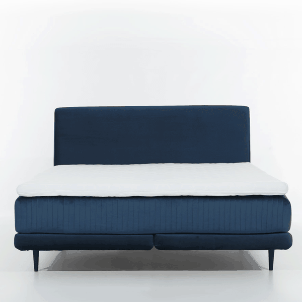 Čalúnená manželská posteľ Ancona 180 - čierna (Soft 11)