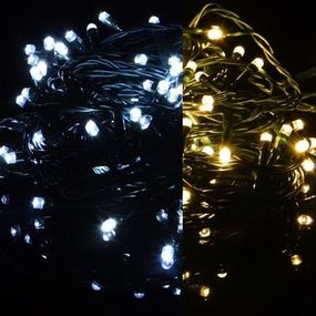 Vianočná reťaz - 9,9 m, 100 LED, 9 blikajúcich funkcií