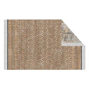 Kondela Obojstranný koberec, MADALA, vzor-hnedá, 120x180