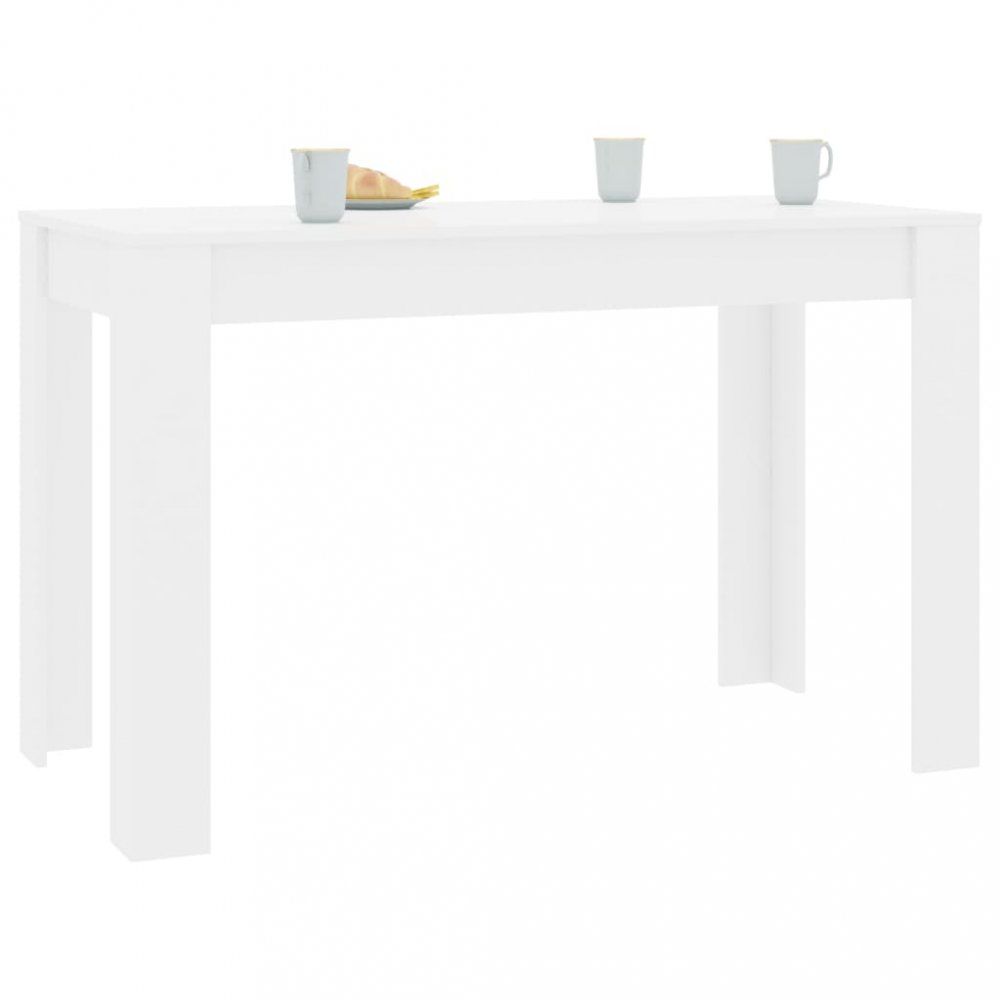 Jedálenský stôl 120x60 cm Dekorhome Biela lesk