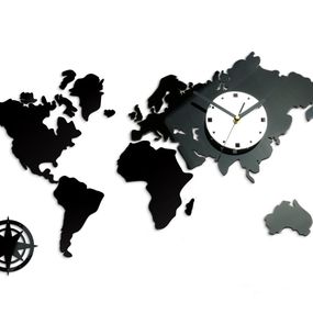 Moderné nástenné hodiny WORLD