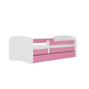 Letoss Detská posteľ BABY DREAMS 140/70 Ružová S matracom S uložným priestorom
