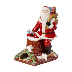 Villeroy & Boch Christmas Toys Memory svietnik / hrajúcí Santa Claus na streche, 32 cm 14-8602-6548