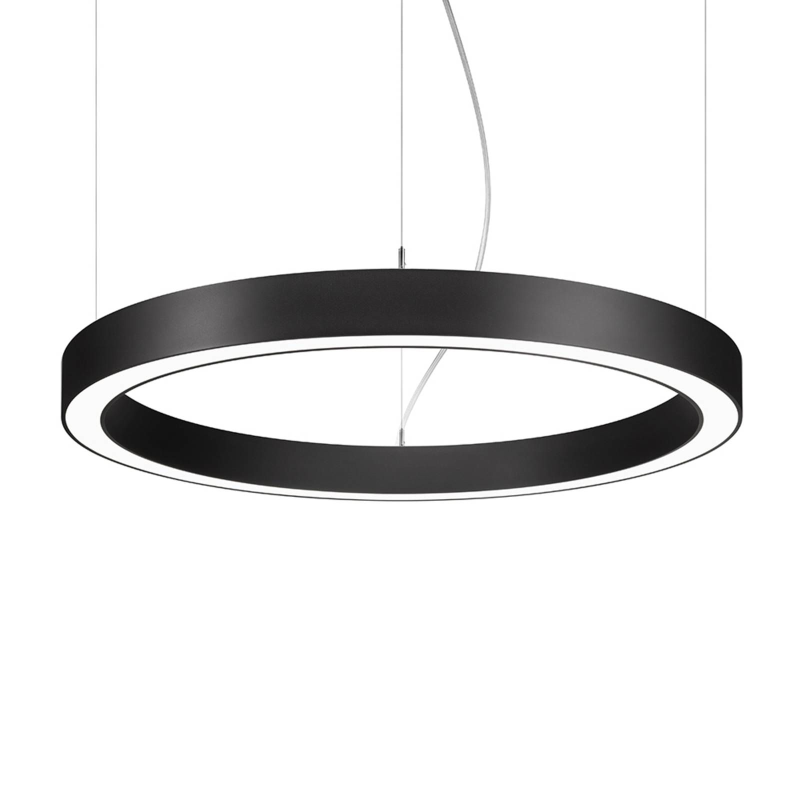 BRUMBERG Biro Circle UpDown DALI čierna 840 150 cm, hliník, oceľ, plast, 225W, K: 10cm