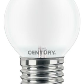 CENTURY LED FILAMENT MINI GLOBE SATEN 4W E27 4000K 470Lm 360d DIMM 45x72mm IP20 CEN INSH1GD-042740