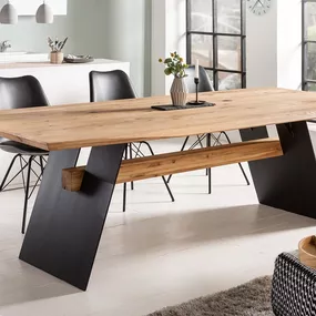 Dizajnový jedálenský stôl Galeno 200 cm divý dub