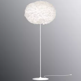 UMAGE Eos X-large stojaca lampa biela, Obývacia izba / jedáleň, husacie perie, hliník, oceľ, MDF, ABS, papier, E27, 15W, K: 185cm