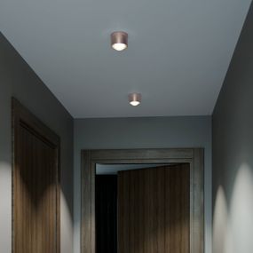Top Light Puk! 80 One LED bodové svetlá šošovka matná medená, Obývacia izba / jedáleň, hliníkový zinok, sklo, 8W, K: 5.2cm