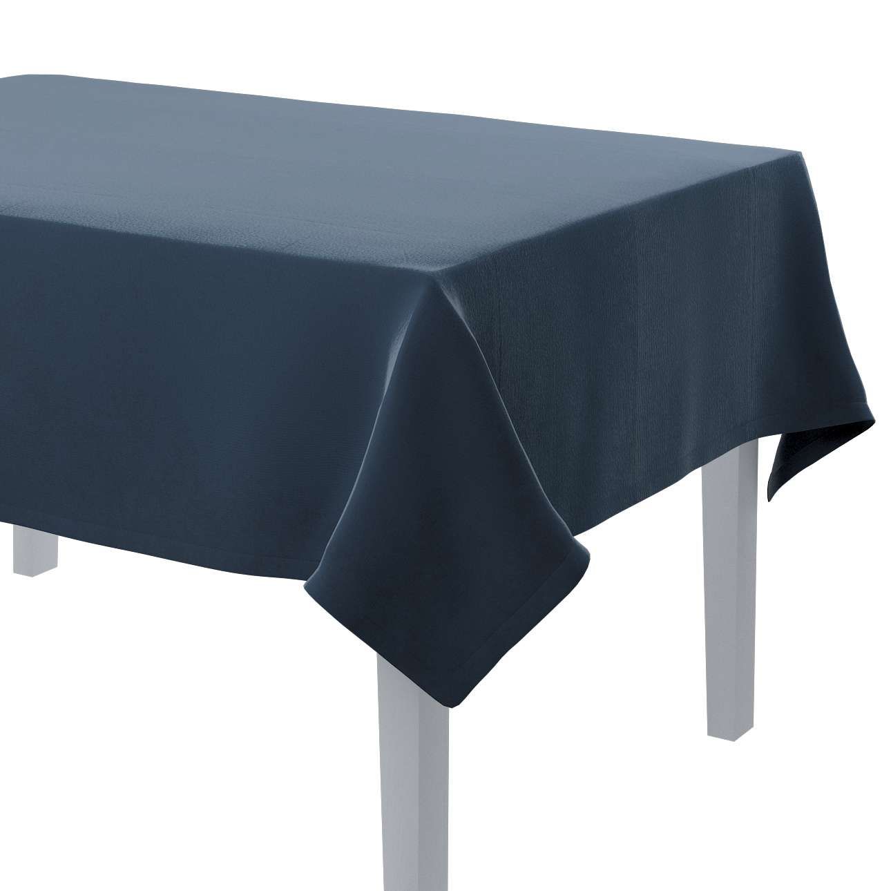 Dekoria Obrus na stôl obdĺžnikový, džínsy, 130 × 130 cm, Crema, 180-40