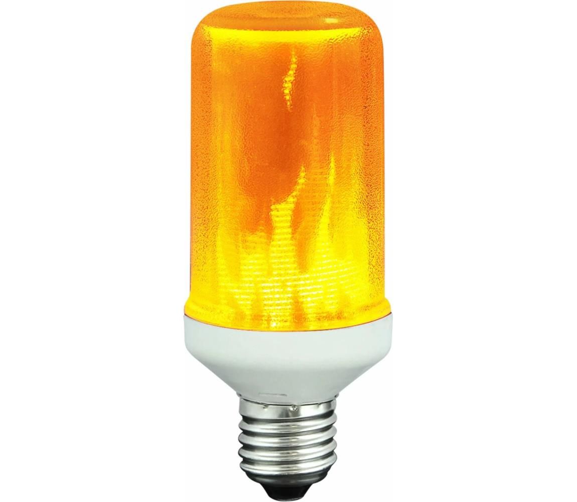 LED Dekoračná žiarovka FLAME T60 E27/3W/230V 1400K