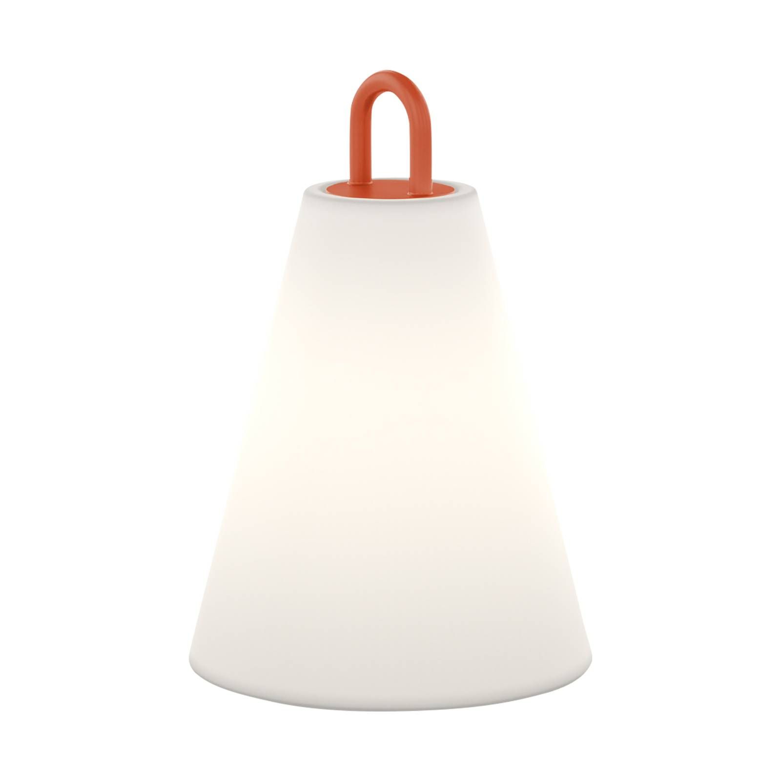 Wever & Ducré Lighting WEVER DUCRÉ Costa 1.0 deko LED opál/oranžová, polyetylén, 2.5W, K: 35cm