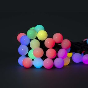 Nedis WIFILP02C48 - LED RGB Dekoračná reťaz 48xLED 13,8m IP65 Wi-Fi Tuya