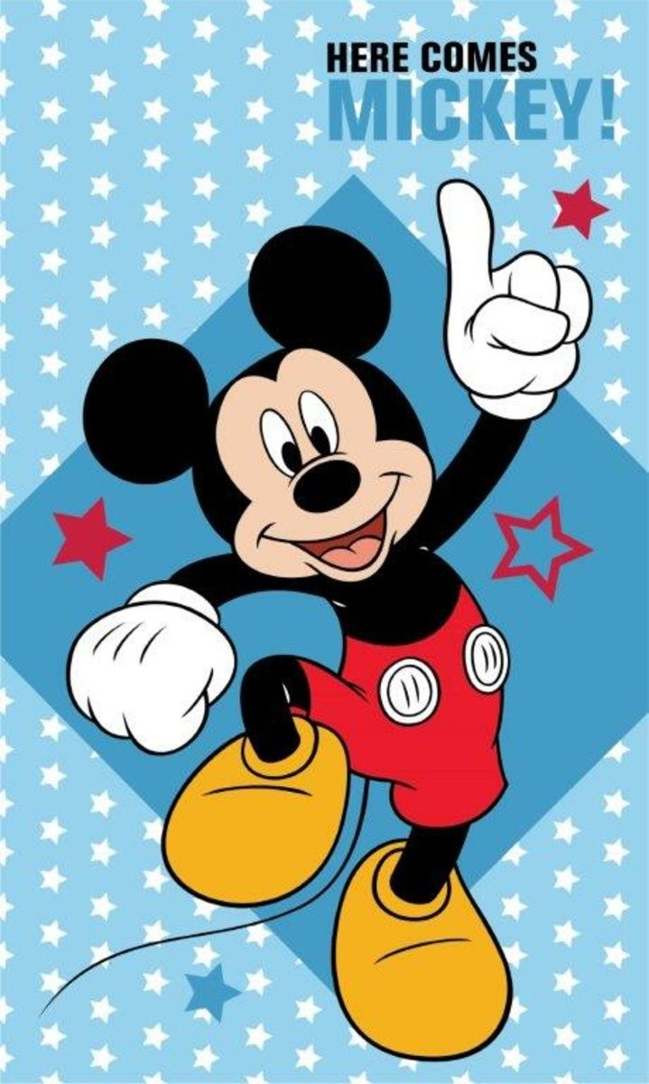 Uterák pre deti, Mickey, 30 x 50 cm