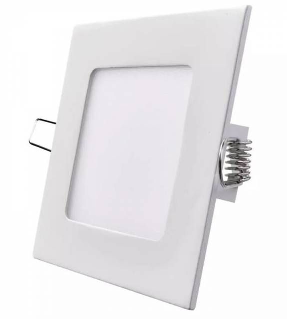 EMOS LED panel štvorcový vstavaný, 6W, biely, 12x12cm, teplá biela ZD2121