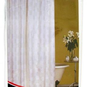 Sprchový záves Toro, 180x180cm, textil, štvorce