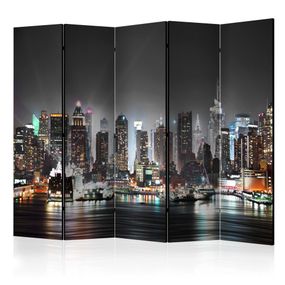 Paraván New York Dekorhome 225x172 cm (5-dielny)