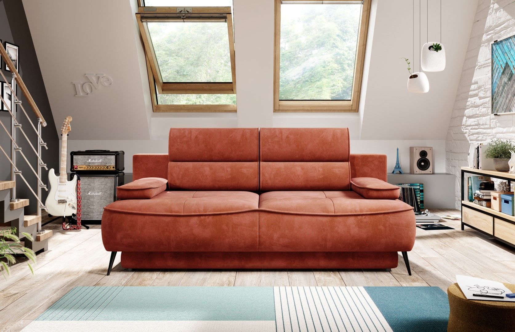 Sedacia súprava KIKA sofa, Palladium 07