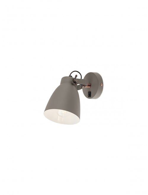 Retro a vintage svietidlo REDO ARNE AP  E27 SAND GREY 01-1271