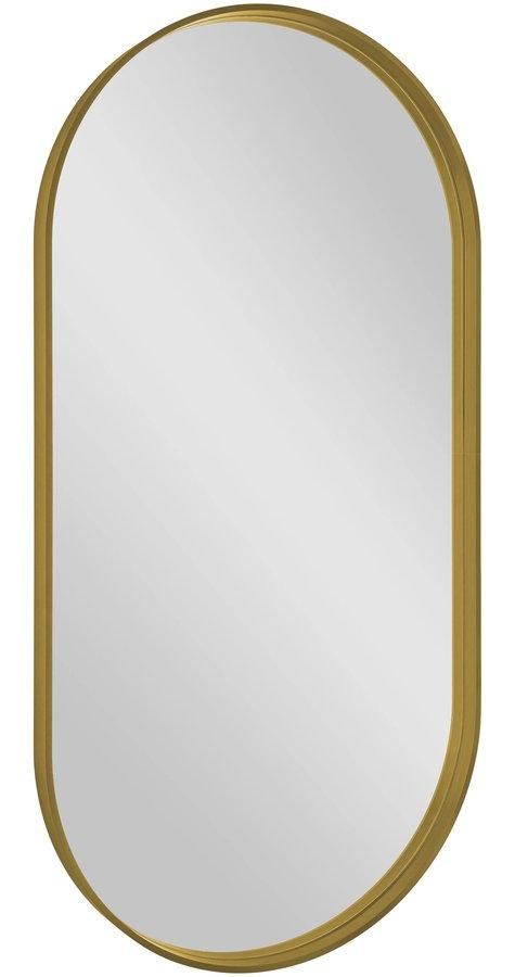 SAPHO - AVONA oválne zrkadlo v ráme 50x100cm, zlatá mat AV500G