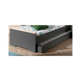 Sivá zásuvka pod detskú posteľ 90x200 cm London – Vipack