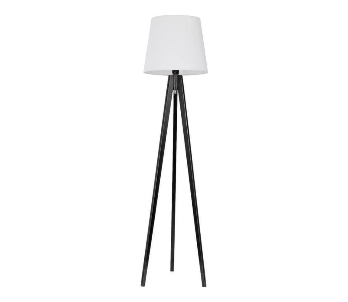 Stojacia lampa CONE 1xE27/60W/230V wenge biela