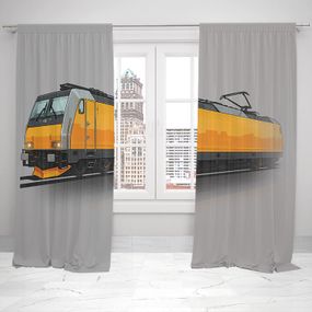 Závesy Bombardier TRAXX (Rozmer: 140x250, Materiál závěs: Interlock)