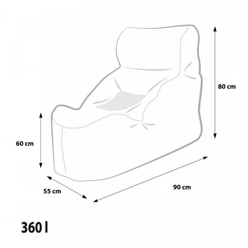 EF3006 Ecopuf Sedací vak ECOPUF - UNDO - plyš amore A9