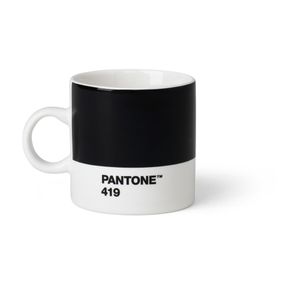 Čierny keramický hrnček na espresso 120 ml Espresso Black 419 – Pantone