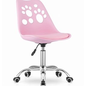 Supplies PRINT otočná kancelárska stolička - ružová