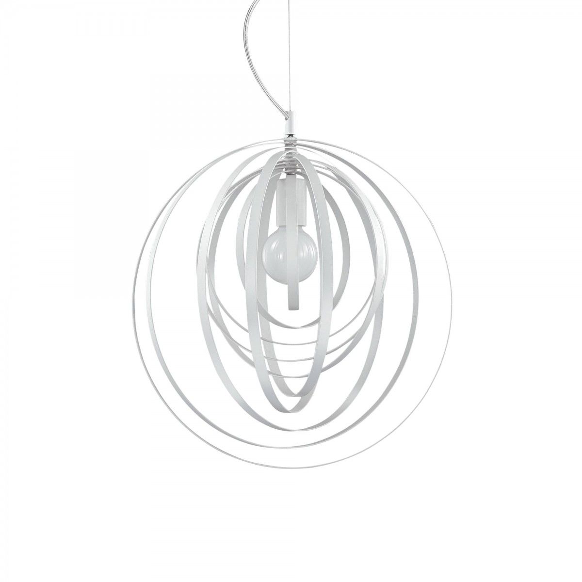 závesné stropné svietidlo - luster Ideal lux DISCO 103723 - biela