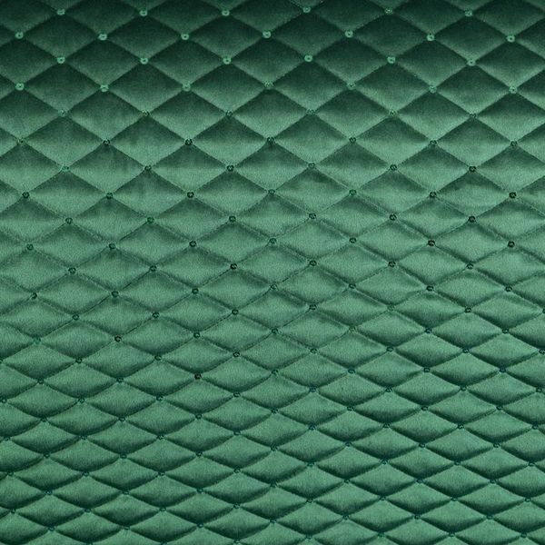 DomTextilu Zelený prešívaný prehoz na posteľ zdobený flitrami Šírka: 170 cm | Dĺžka: 210 cm 27727-153378