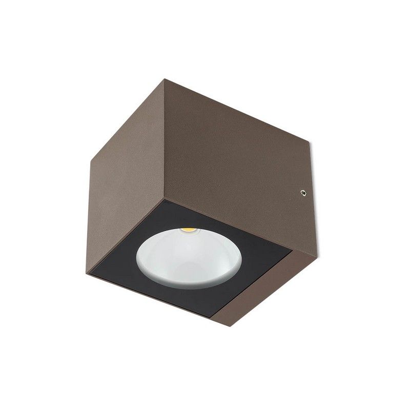 REDO 90099 TEKO exteriérové nástenné svietidlo CREE COB LED 6W 660/580lm 3000K IP65 hnedá