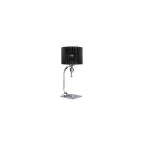 AZZARDO AZ0502 DECOline IMPRESS BLACK TABLE stolové svietidlo/lampička 1xE27 50W IP20 čierna
