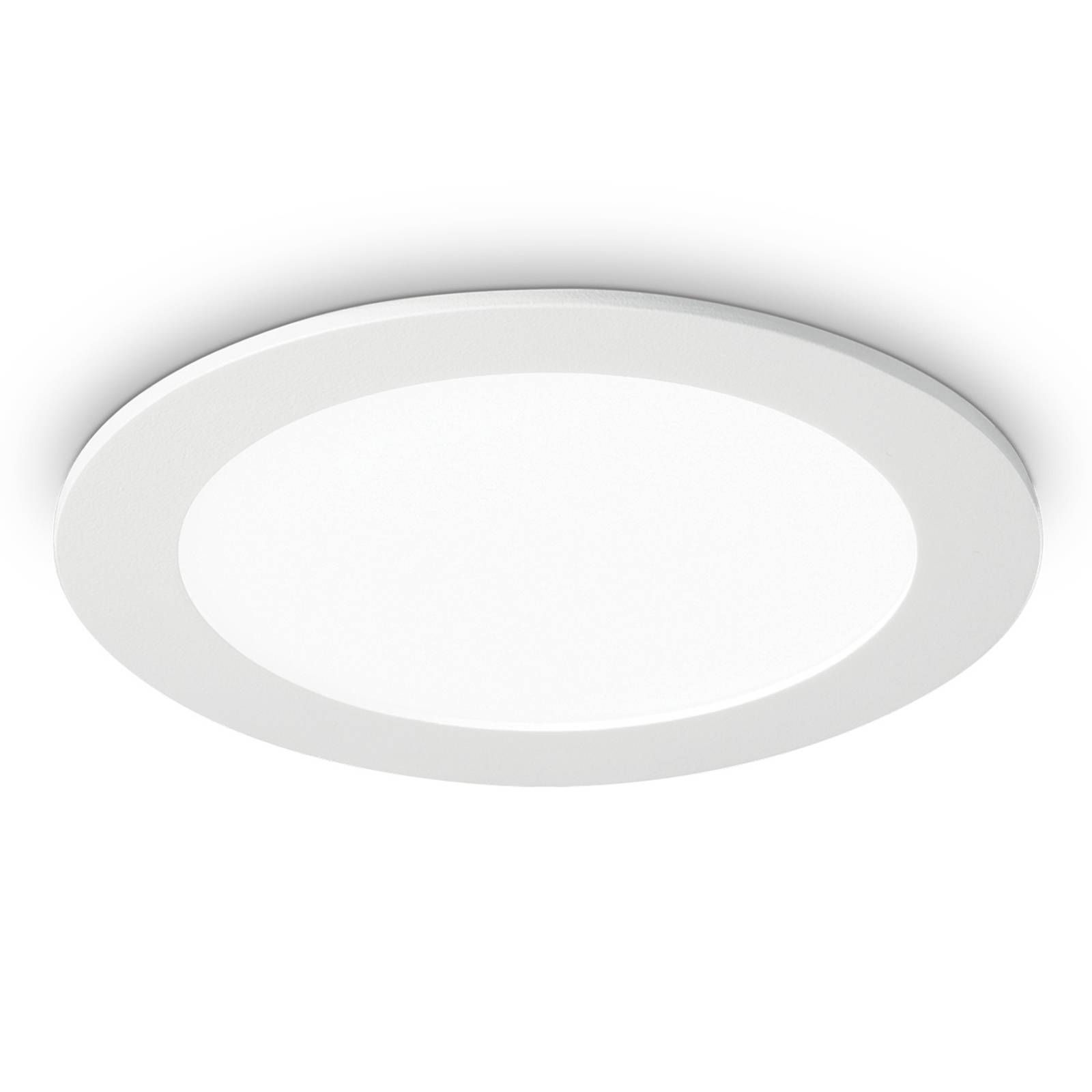 Ideallux Stropné LED svetlo Groove round 3 000 K 22, 7 cm, Obývacia izba / jedáleň, hliník, plast, 30W, Energialuokka: F