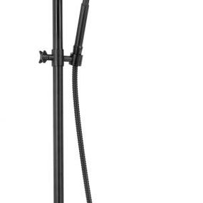 DEANTE - Temisto čierna - Sprchový stĺp, s vaňovou batériou NAC_N1QT