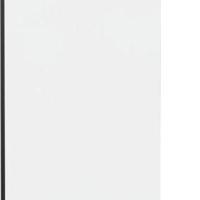 MEXEN/S - KIOTO Sprchová zástena WALK-IN 120x200 cm 8 mm, čierna, matné sklo 800-120-101-70-30