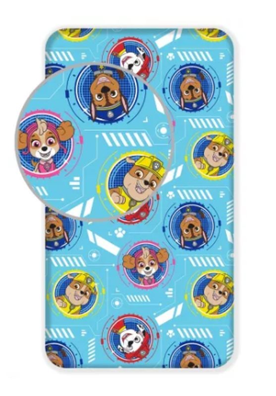 Jerry Fabrics, Detská plachta 90x200 PAW PATROL modrá 01